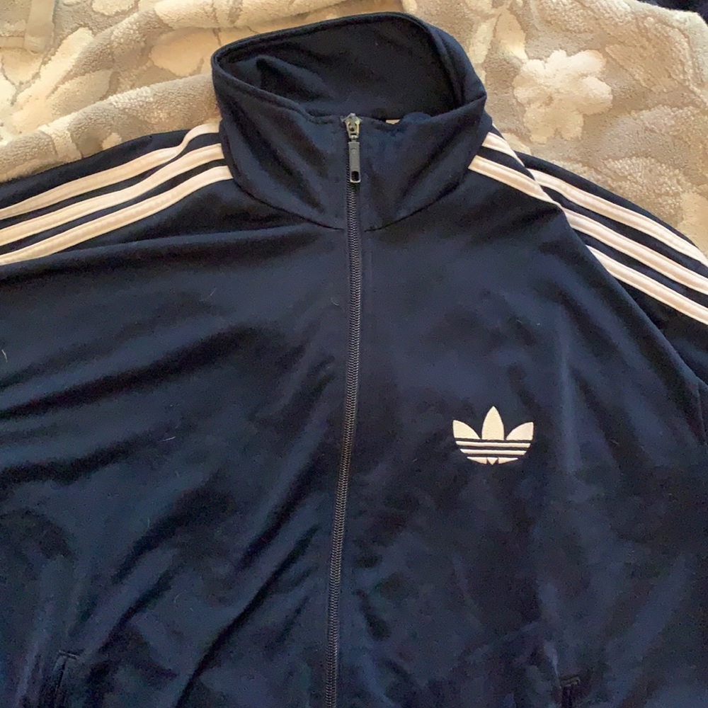 Adidas Zip up jacket, L , Used but good condition